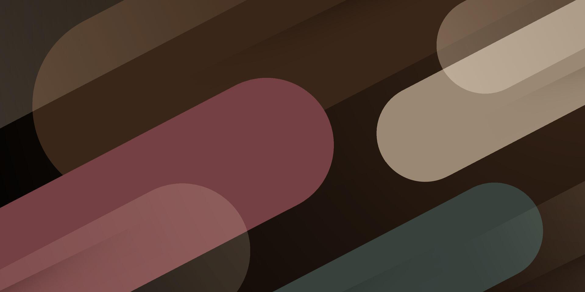 Abstract dynamic smooth color background. Overlap rounded shapes pattern design. vector
