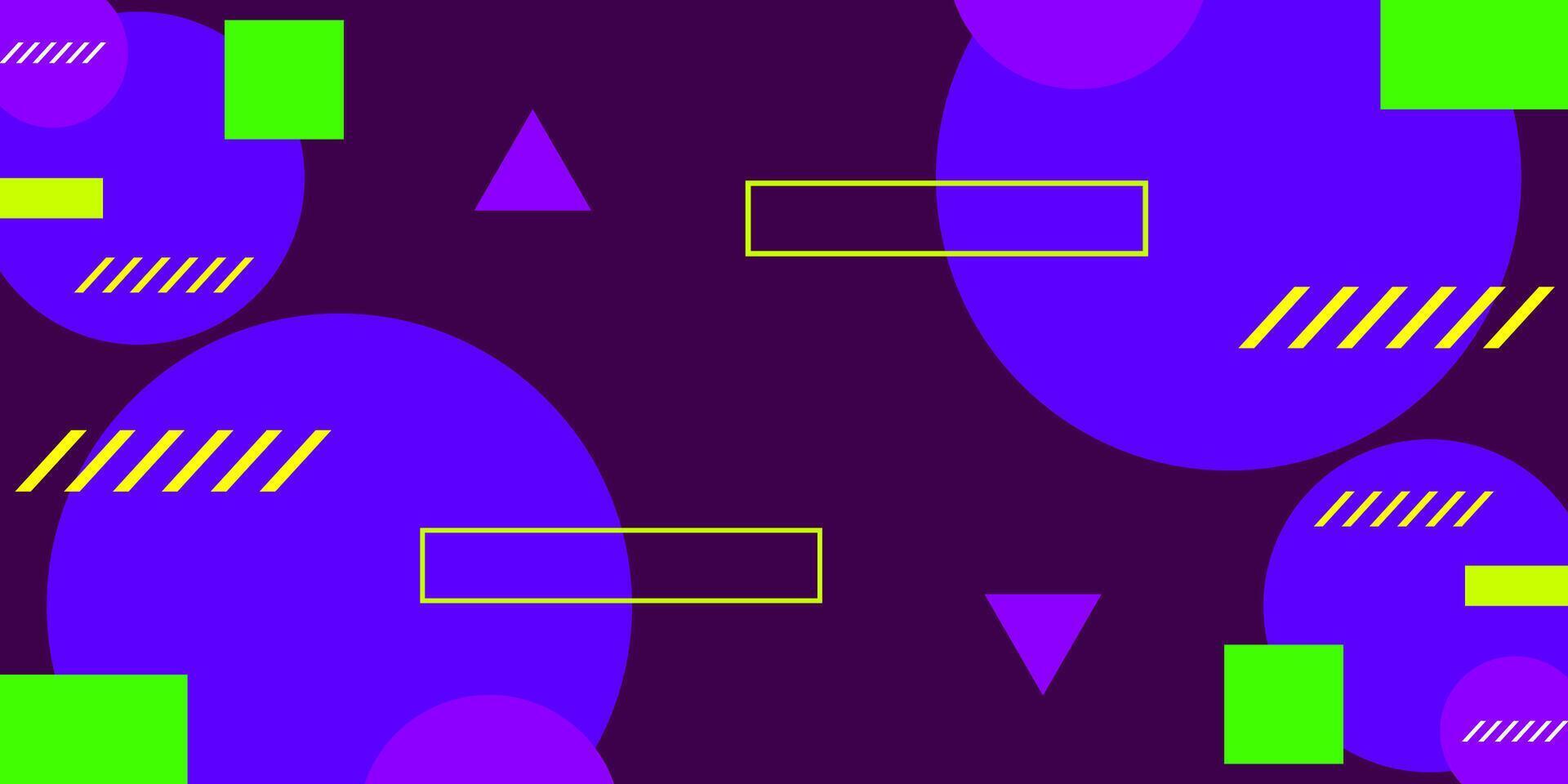 Abstract dark purple geometric background. Trendy shapes color shapes and lines pattern design. vector