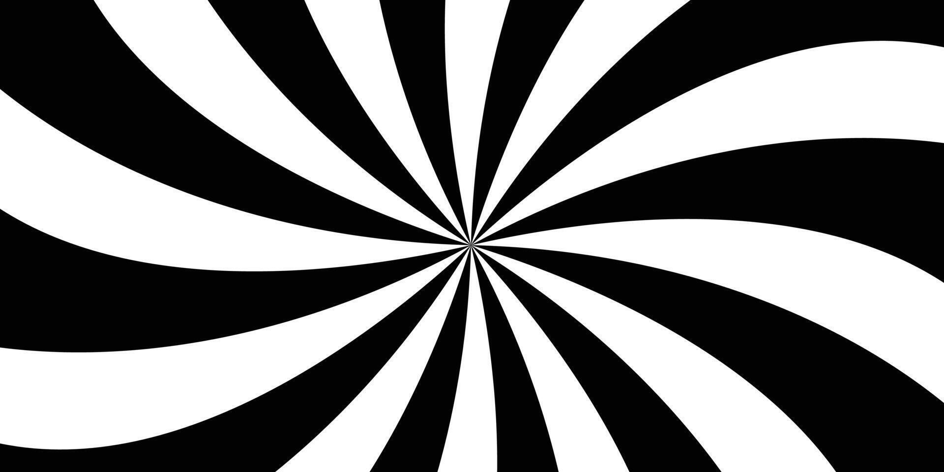 black and white sunburst abstract background vector