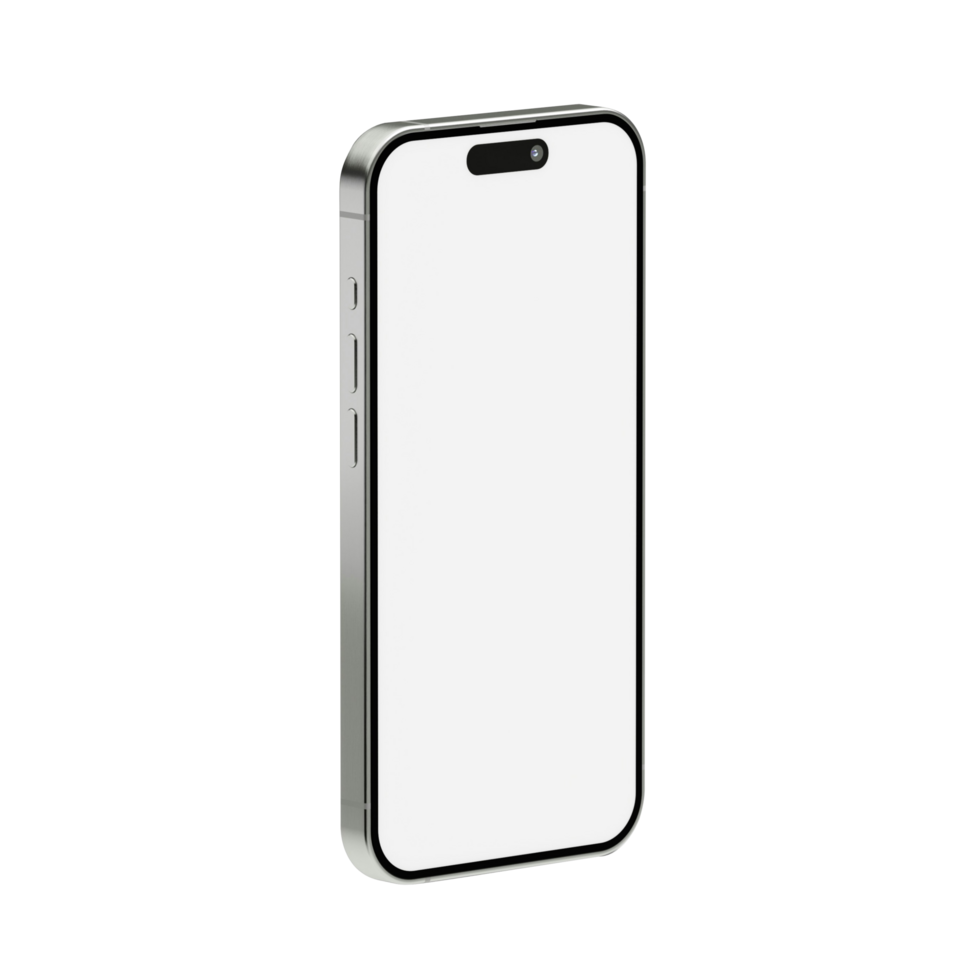an phone with a blank screen png