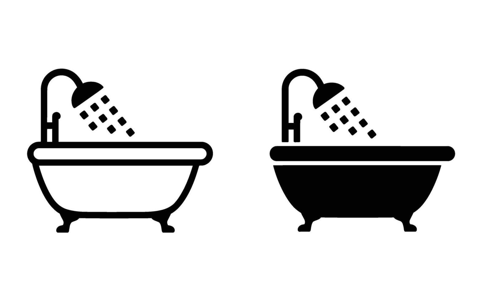 Bathroom icon illustration vector