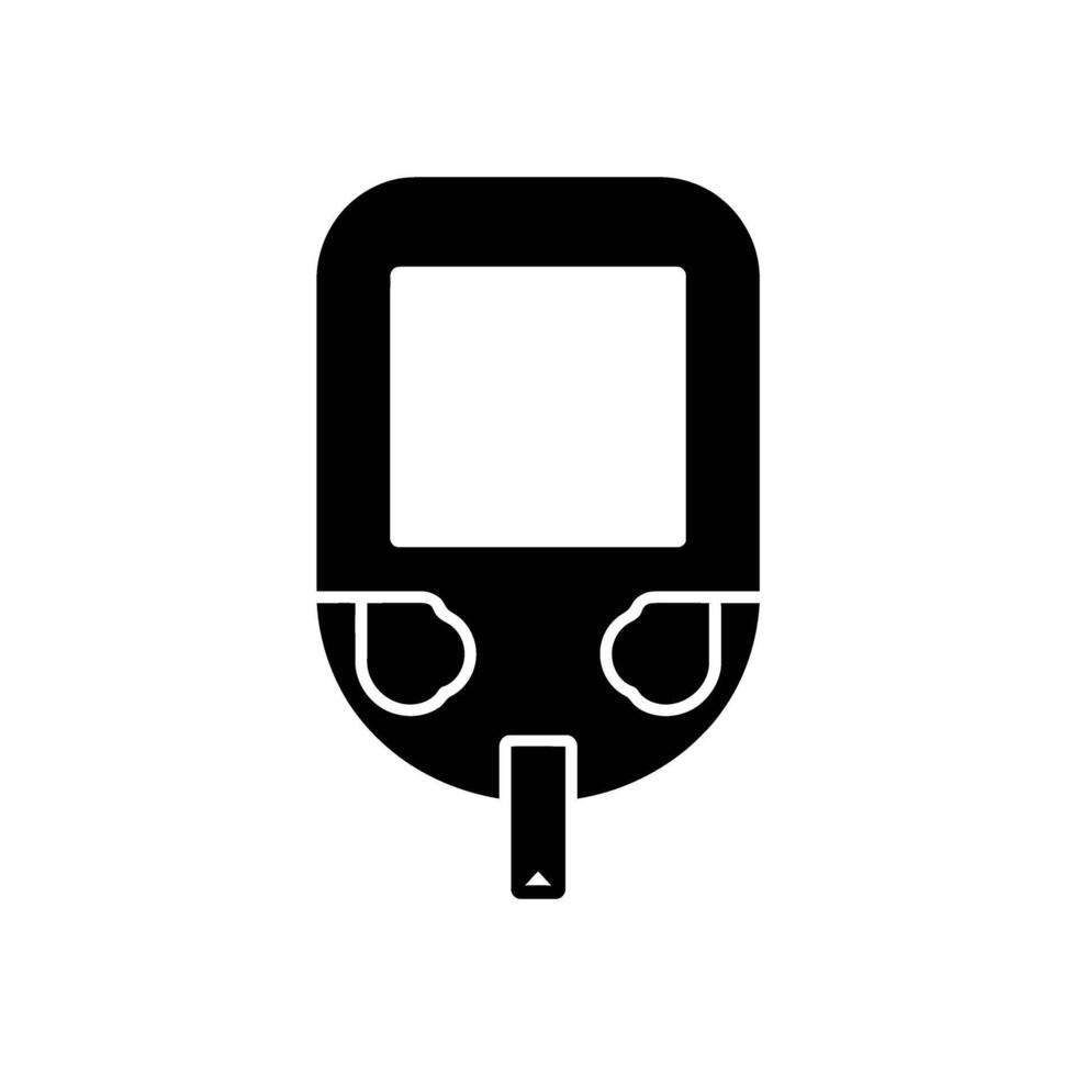 An icon of a blood glucose meter vector