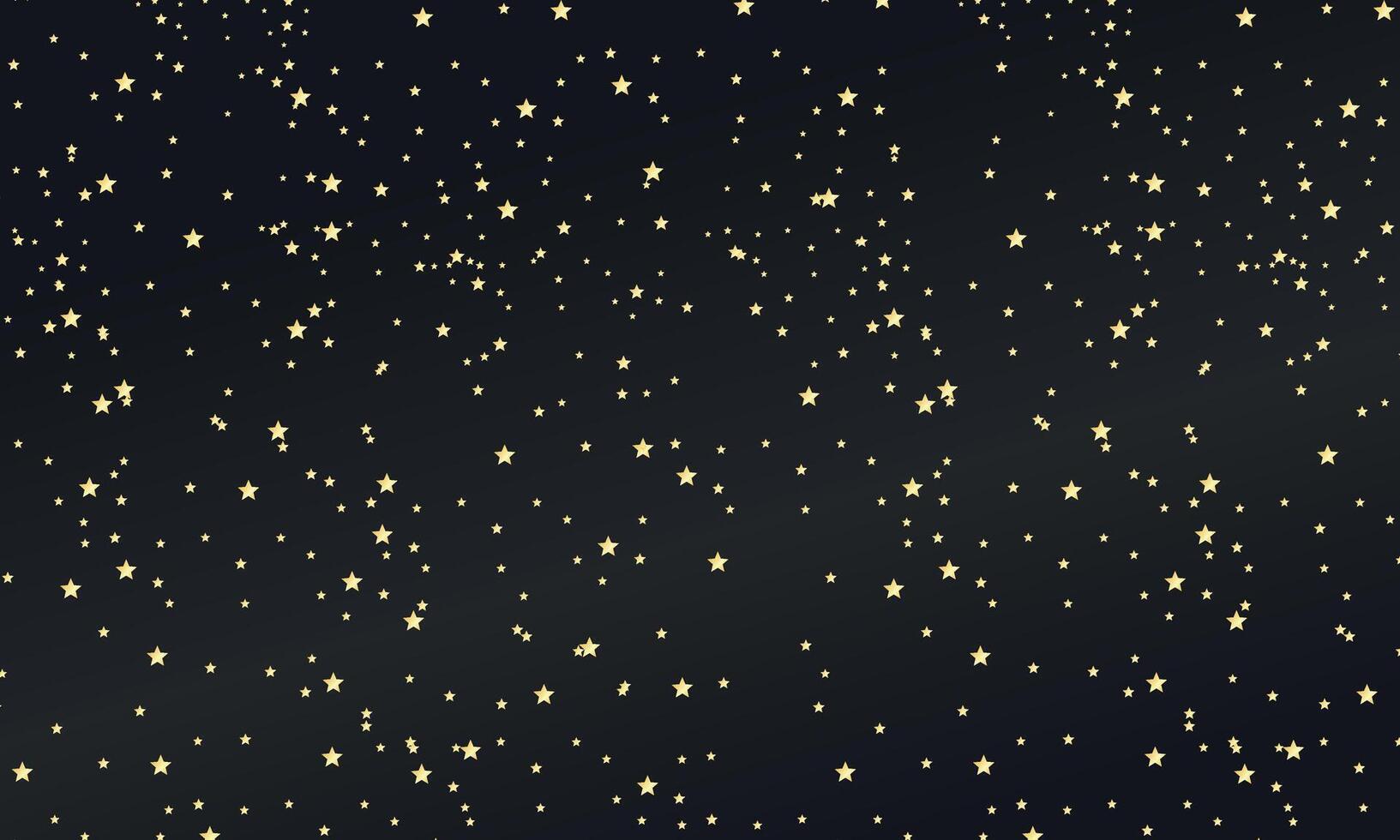Starry Night Background with Glowing Lights and Sparkle Texture vector