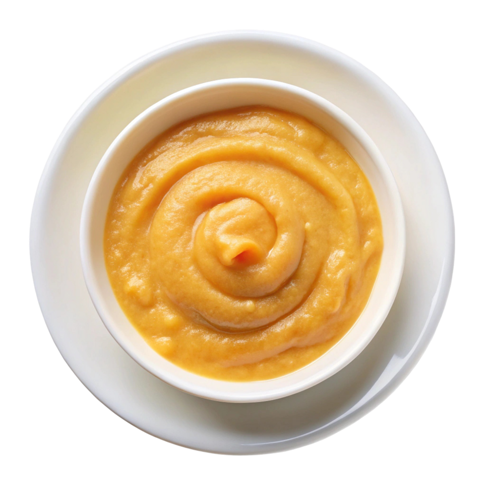 a plate of baby puree png