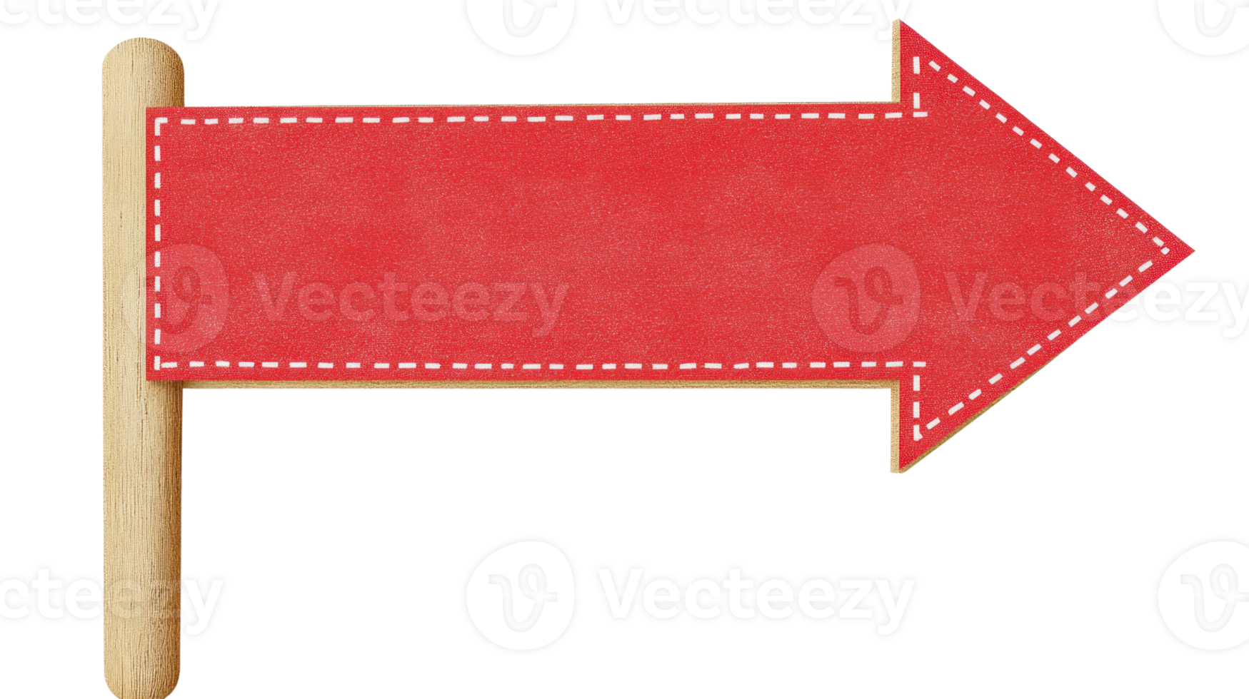 Pointer sign with a red arrow indicating direction for navigation or guidance png
