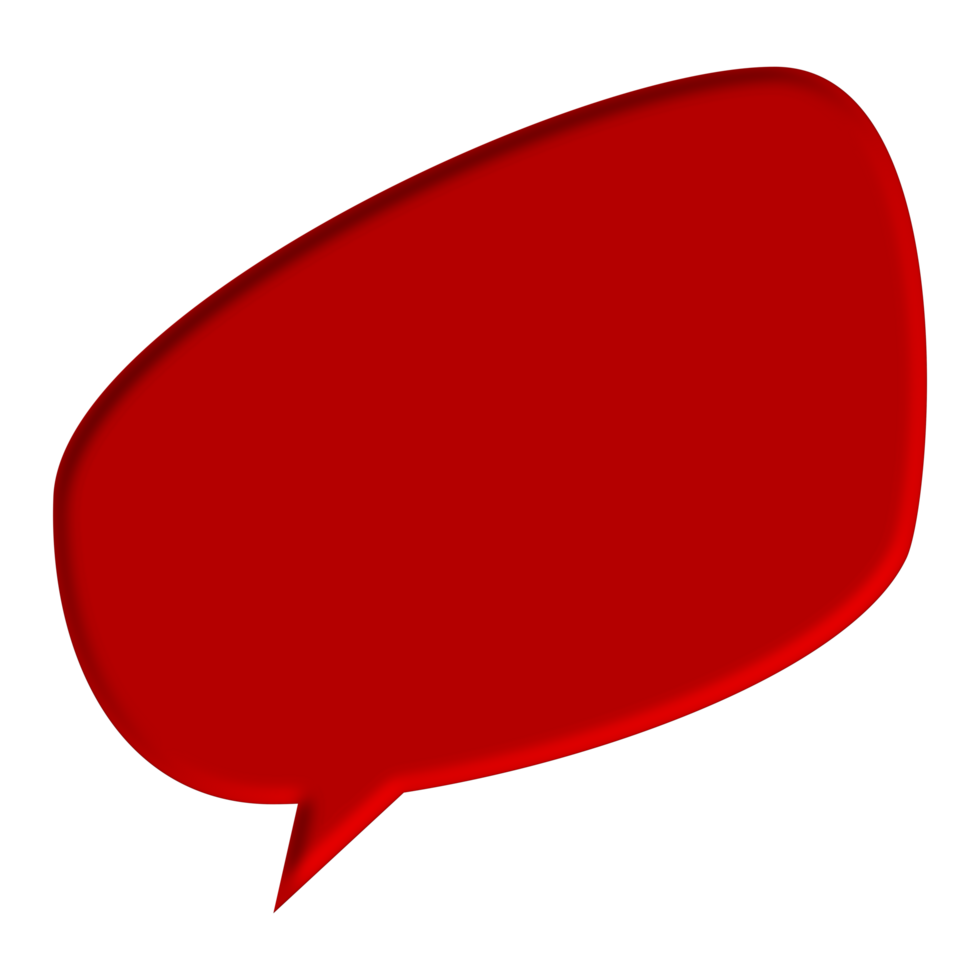 red bubble for social media text background png
