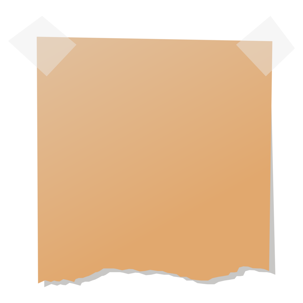 empty note paper background png
