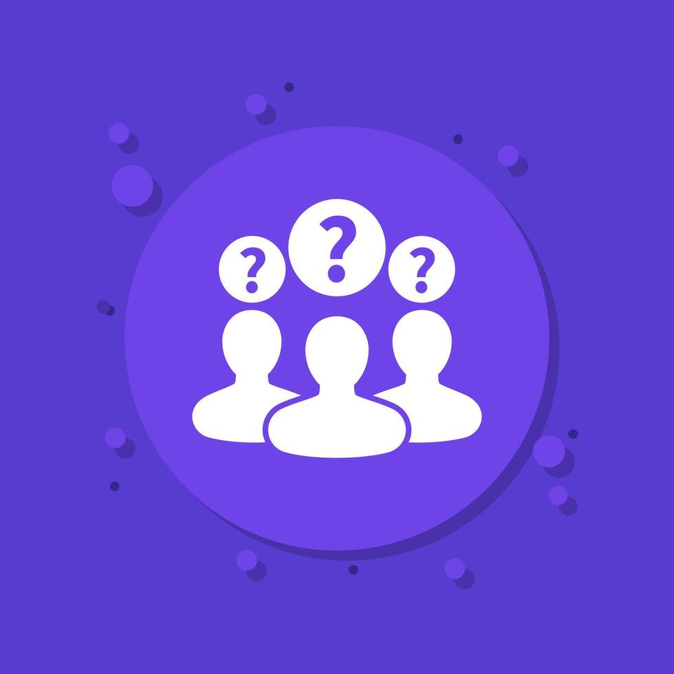 briefing, instruction for team icon design vector