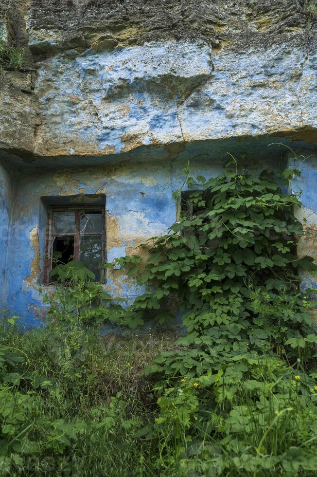 green background in the building. High quality photo