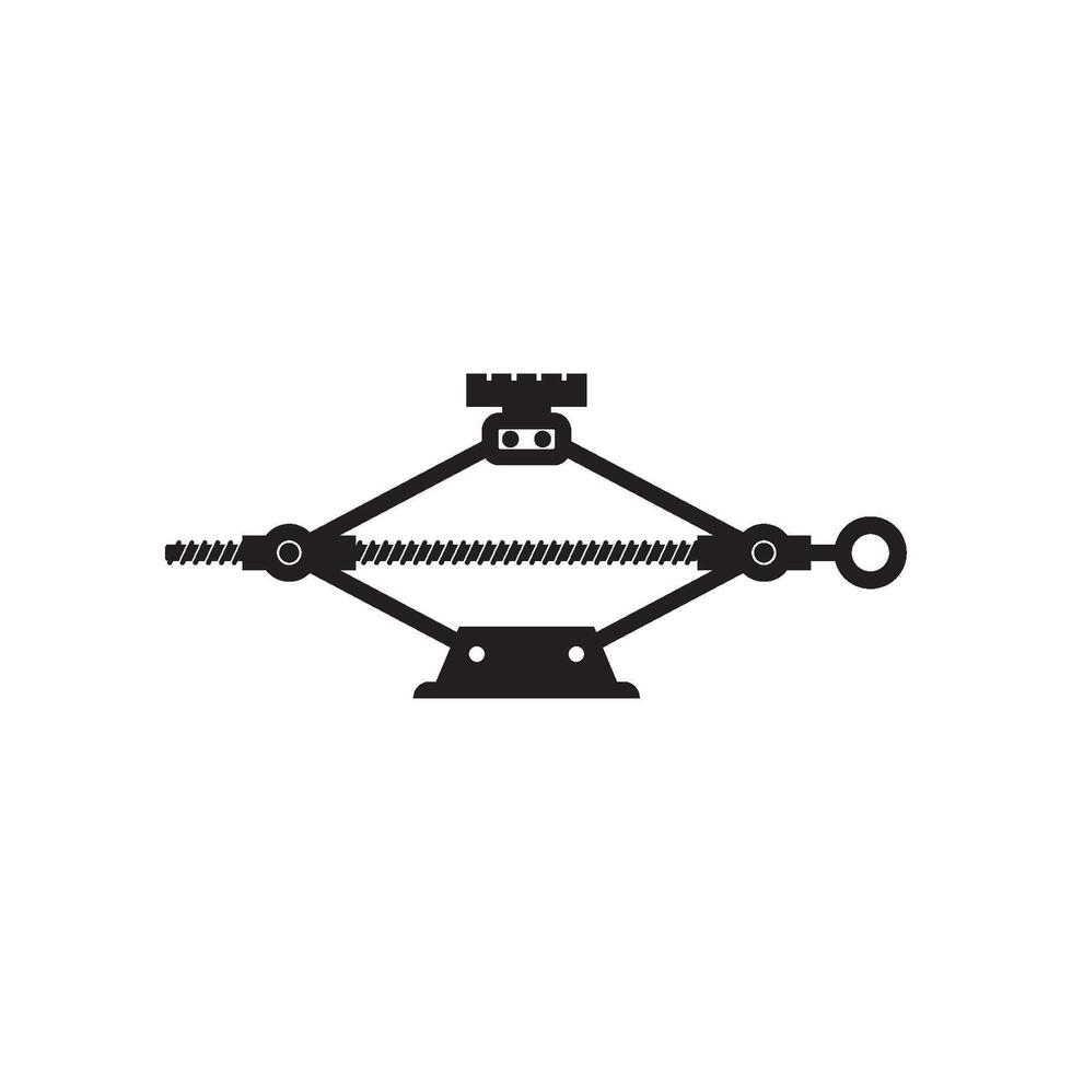 car jack symbol icon vector