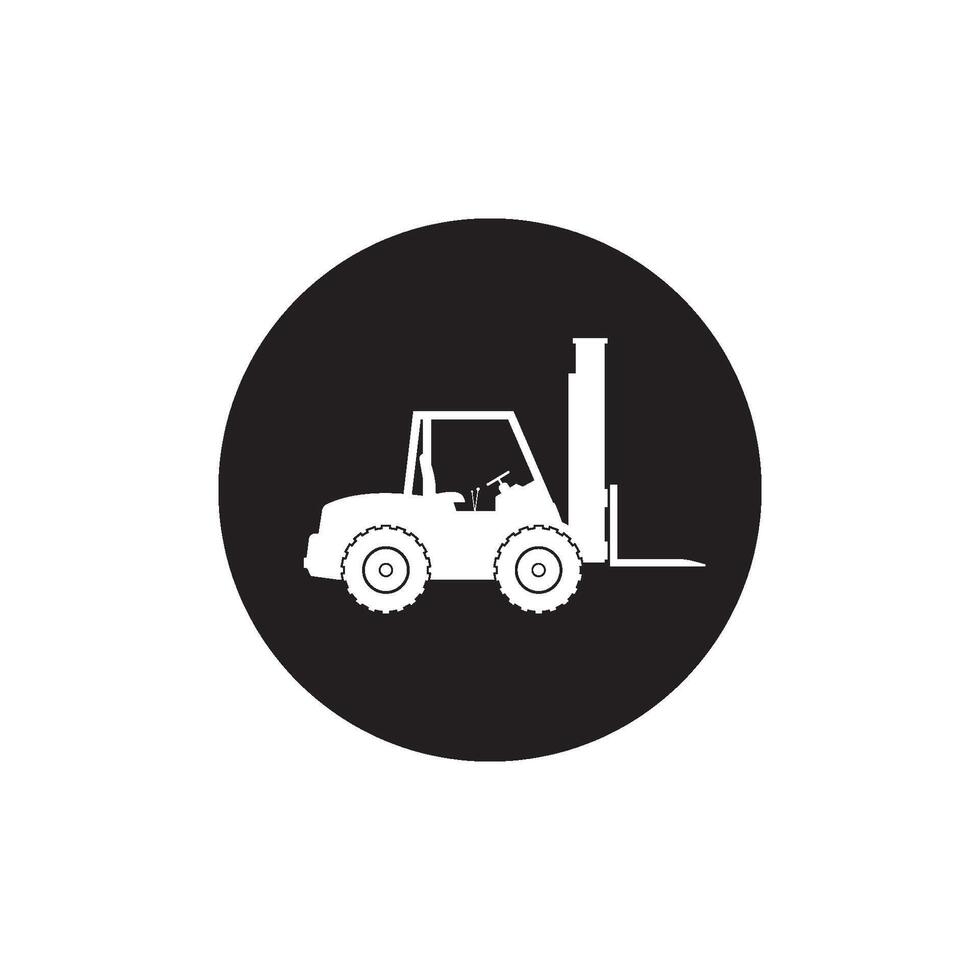 forklift icon illustration design vector