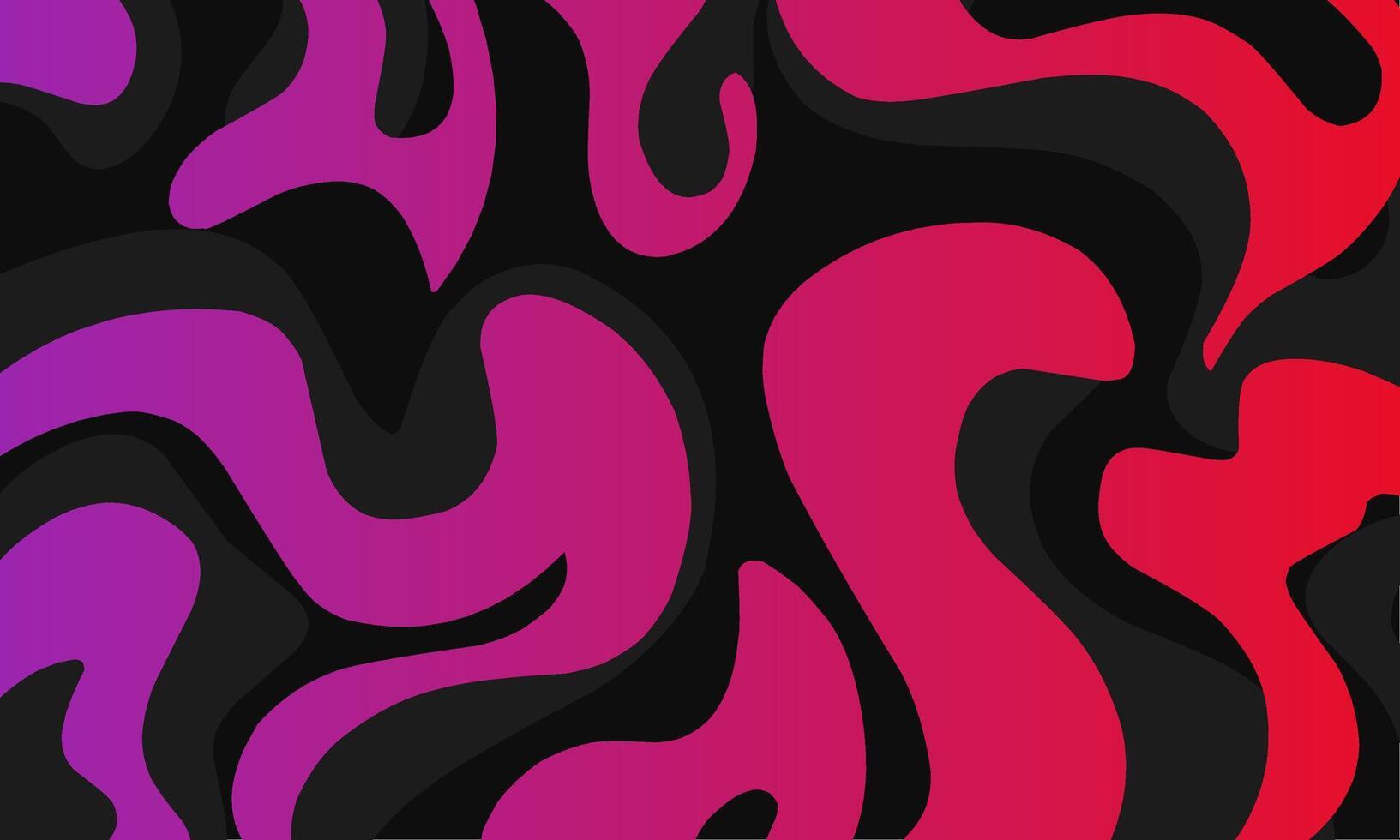 Abstract Wavy Liquid Background in Red, Pink, and Purple Gradient vector