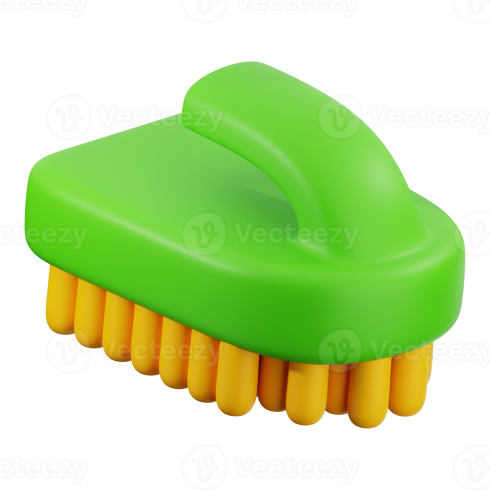 3d Cleaning Brush icon. perfect for beauty, grooming, painting, DIY png