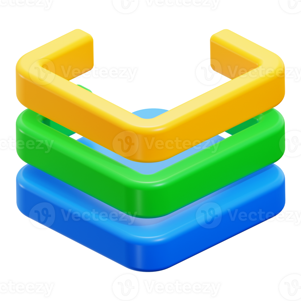 3d Layer Arrange icon. perfect for graphic design projects png