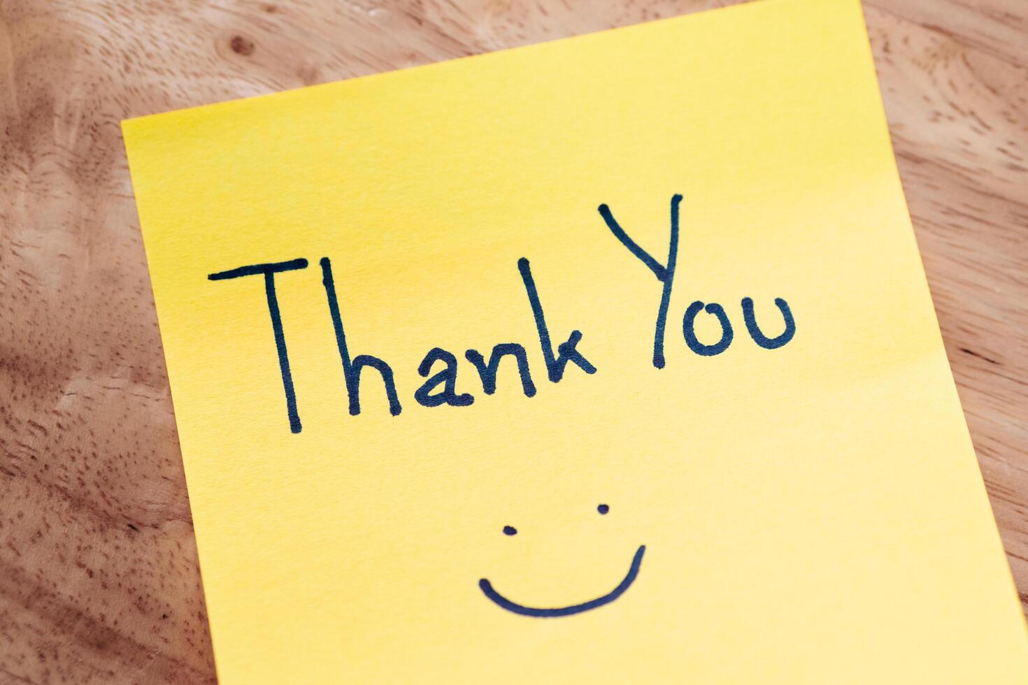 Gratitude note home office digital image personal space close-up appreciation concept photo