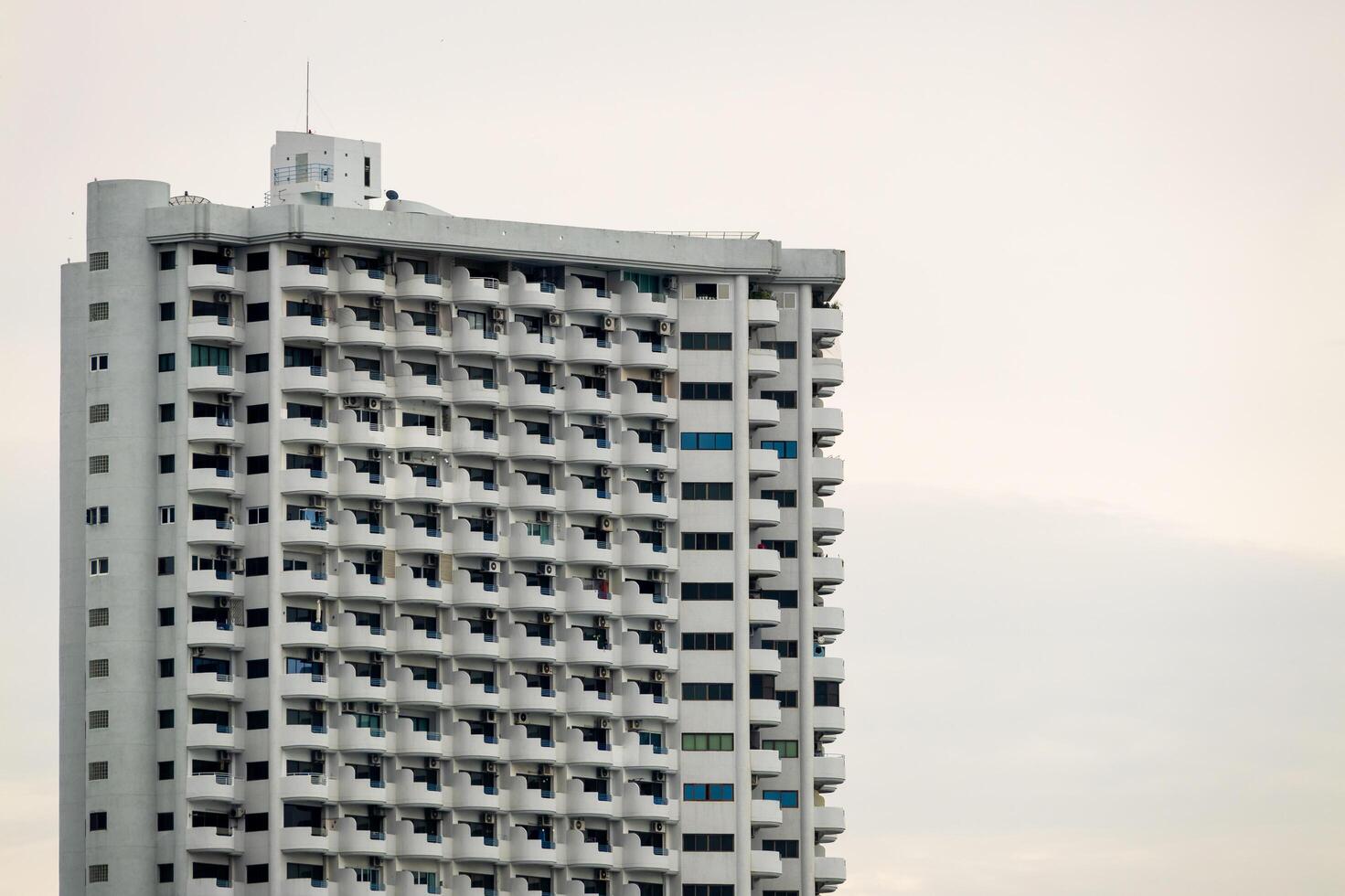 Modern high-rise building urban cityscape architecture daytime aesthetic view contemporary design photo