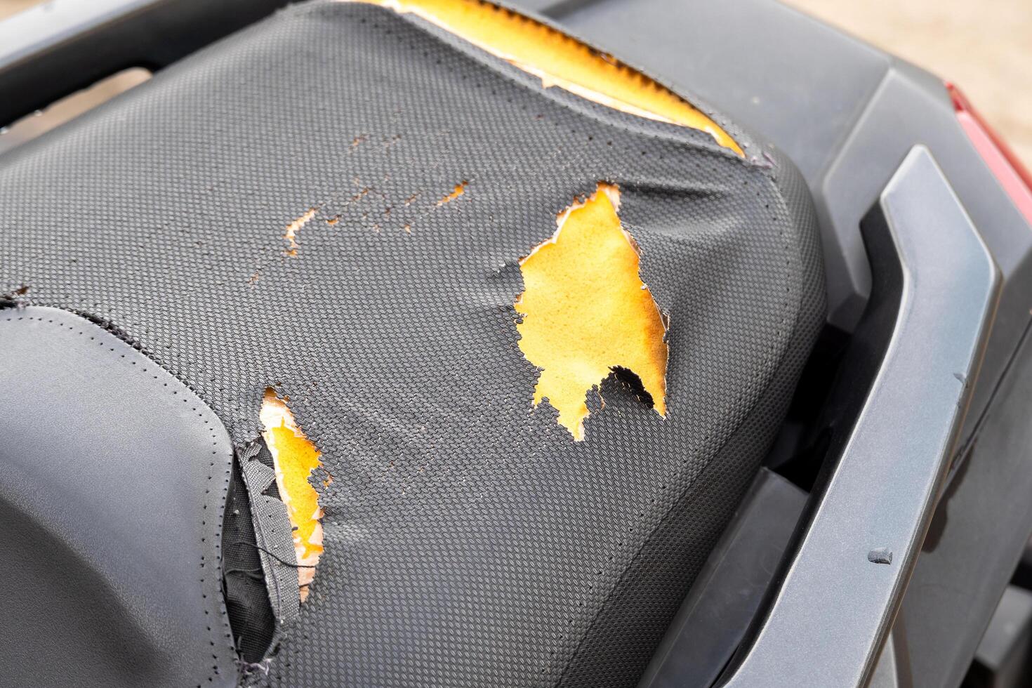 Diy guide to repairing a damaged motorcycle seat in your home garage restoration tips photo
