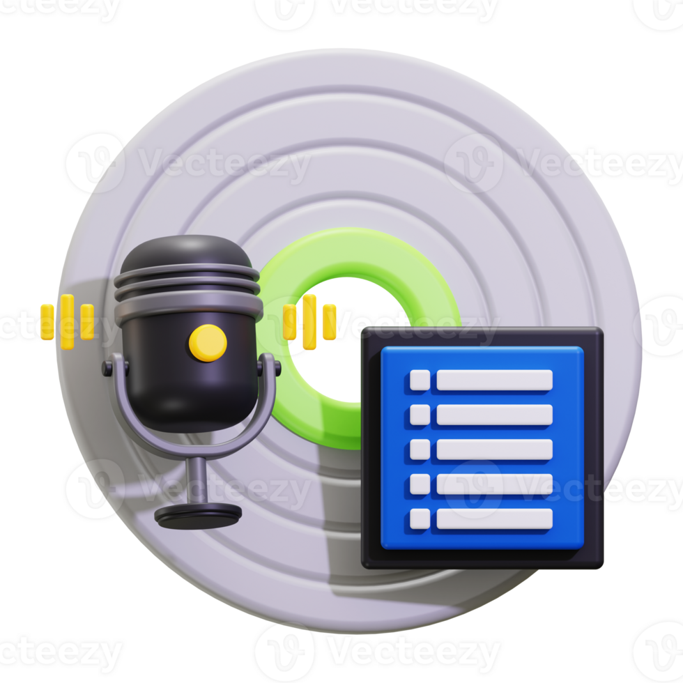 3d Playlist Icon png