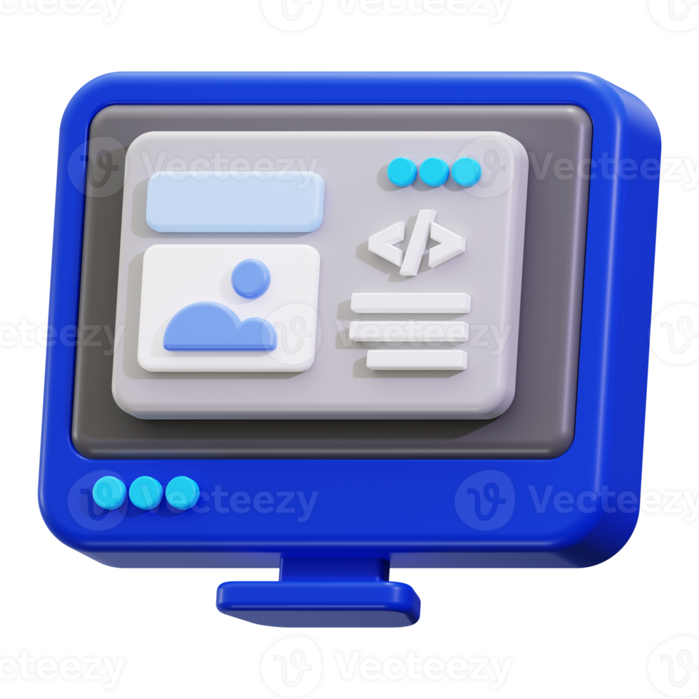 Frontend 3D Icon png