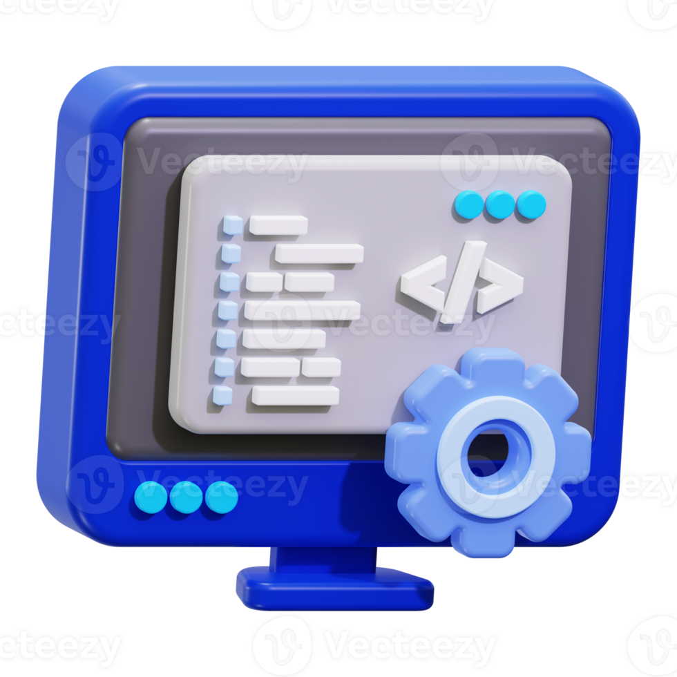 Backend 3D Icon png