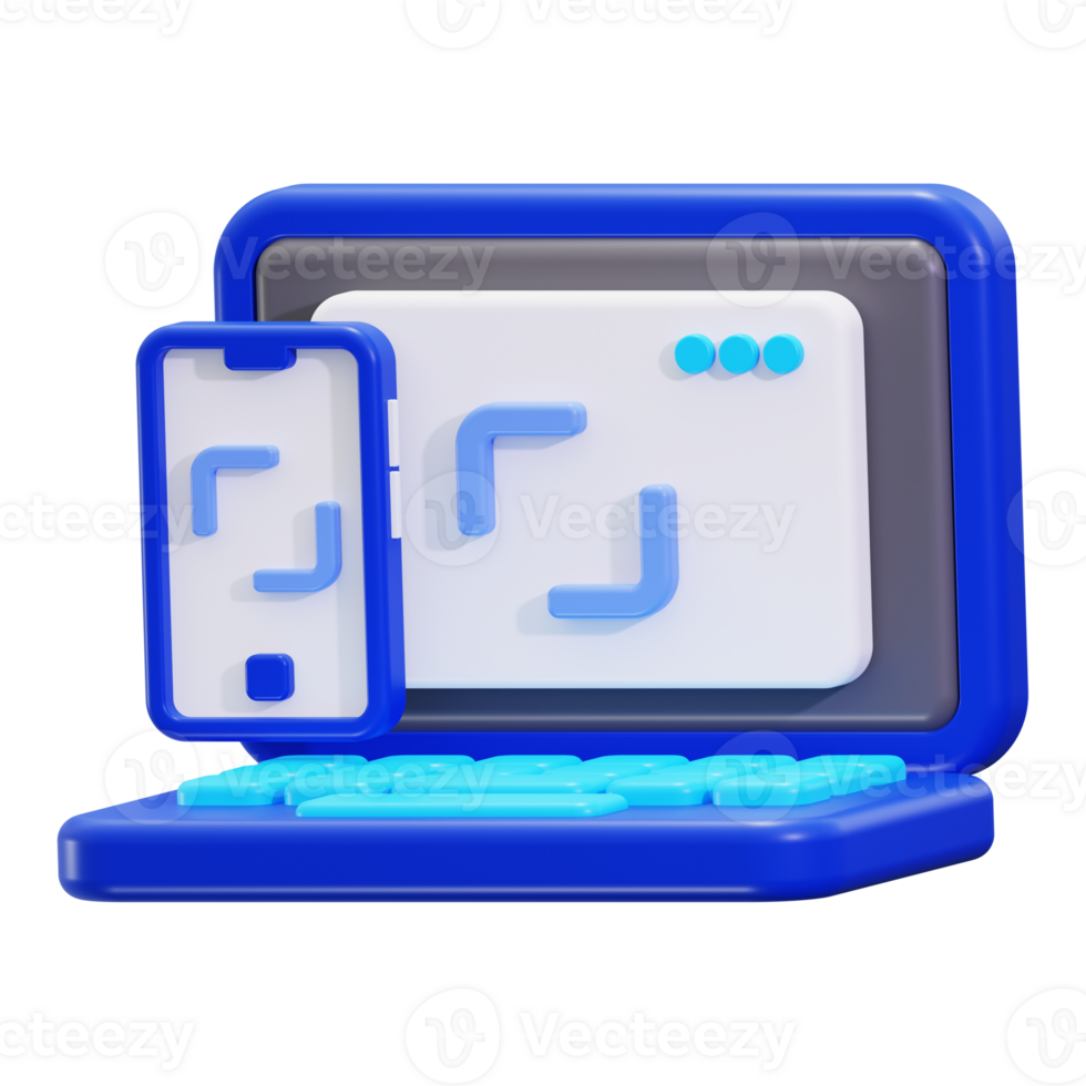 Responsive 3D Icon png