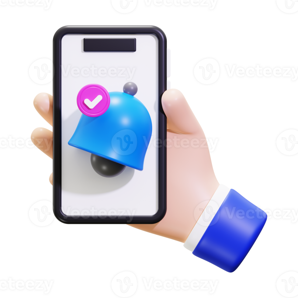 3d Smartphone Notification Icon png