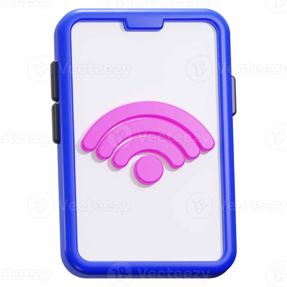 3d Smartphone Signal Icon png