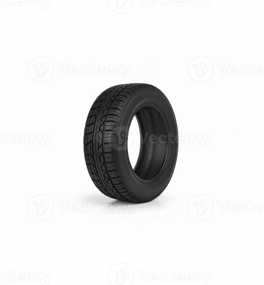 One Image of Car Wheel Isolated Image photo
