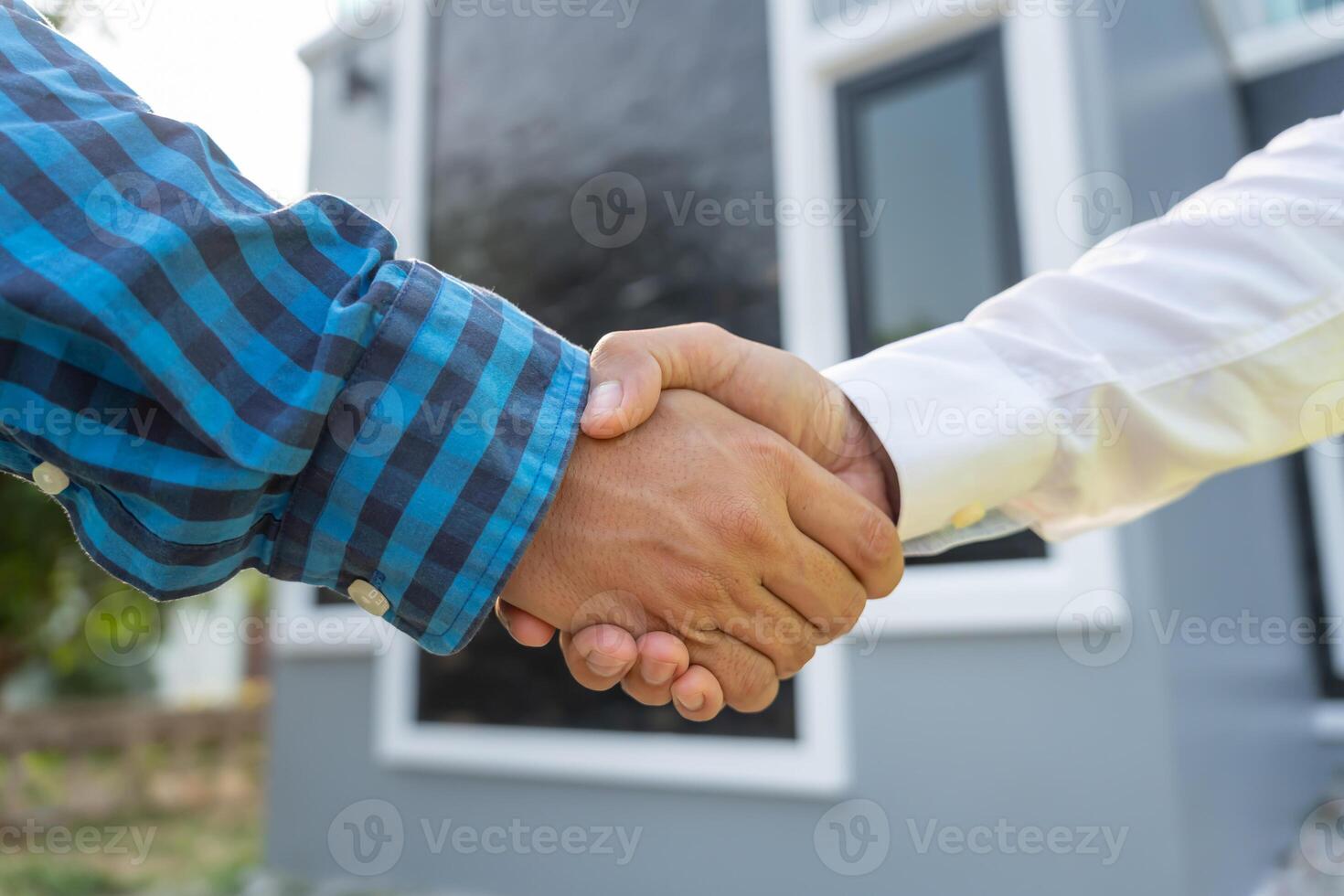 team hand shak greeting start up plan new project contract in office center at construction site, industry ,architecture, partner, teamwork, agreement, property, contacts. photo