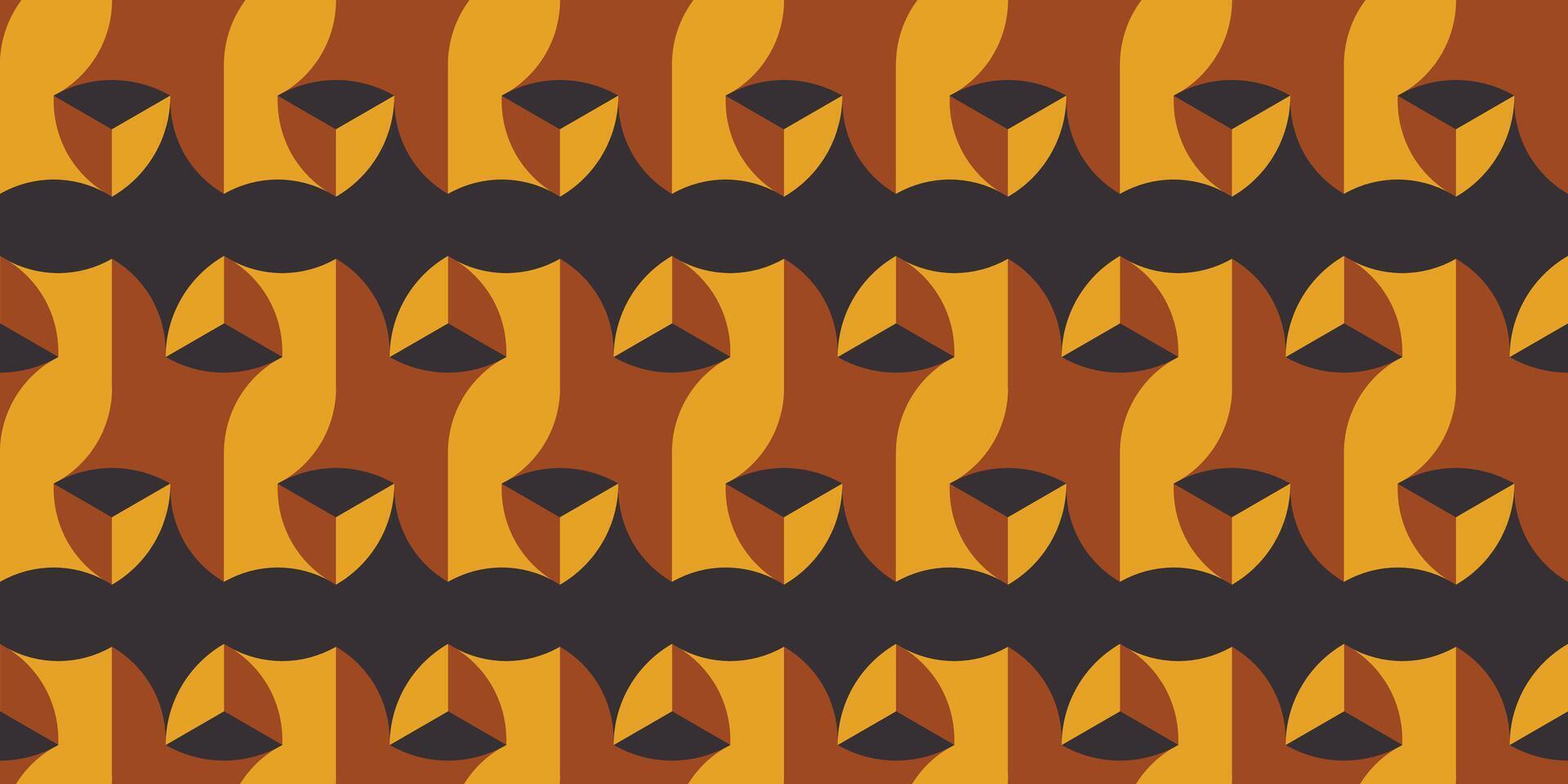geometric hexagon pattern background, seamless pattern vector