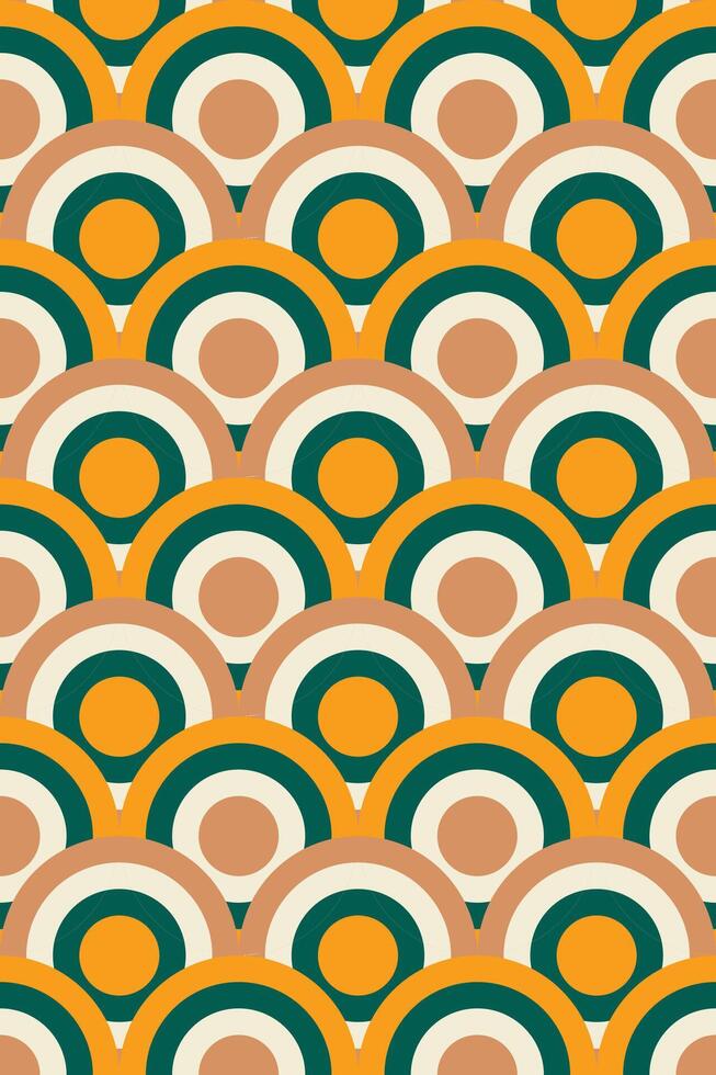 geometric circle pattern background vector