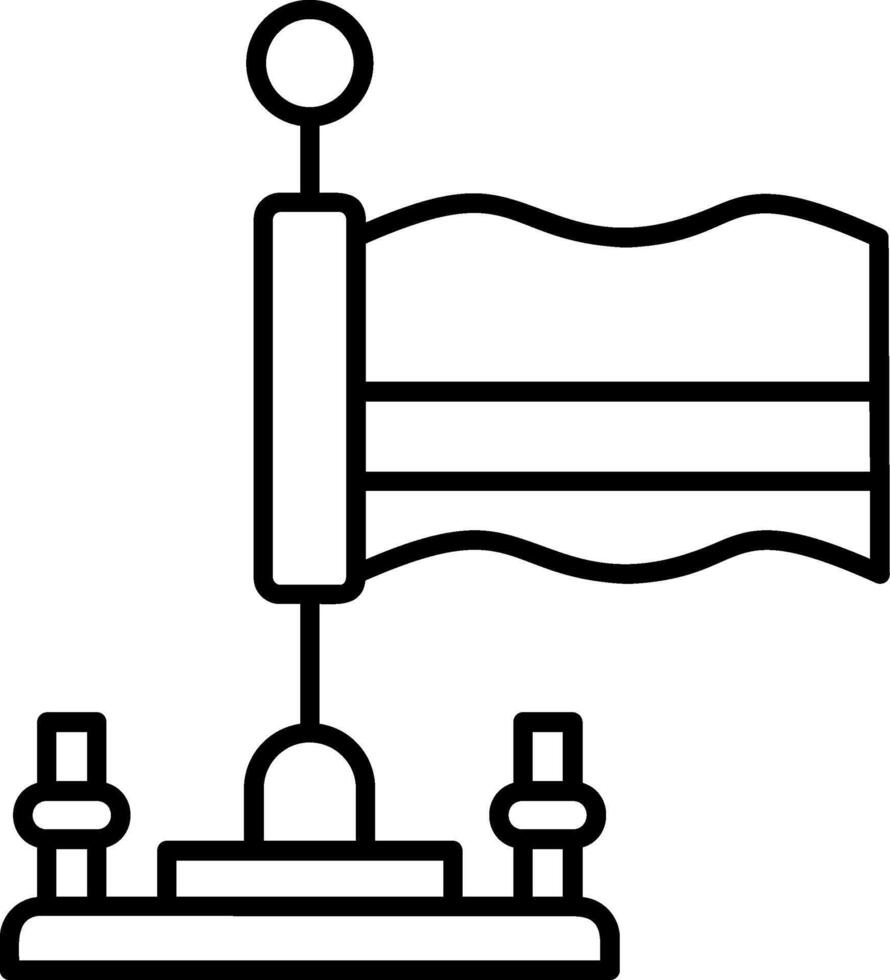 Colombia Outline Style Icon vector