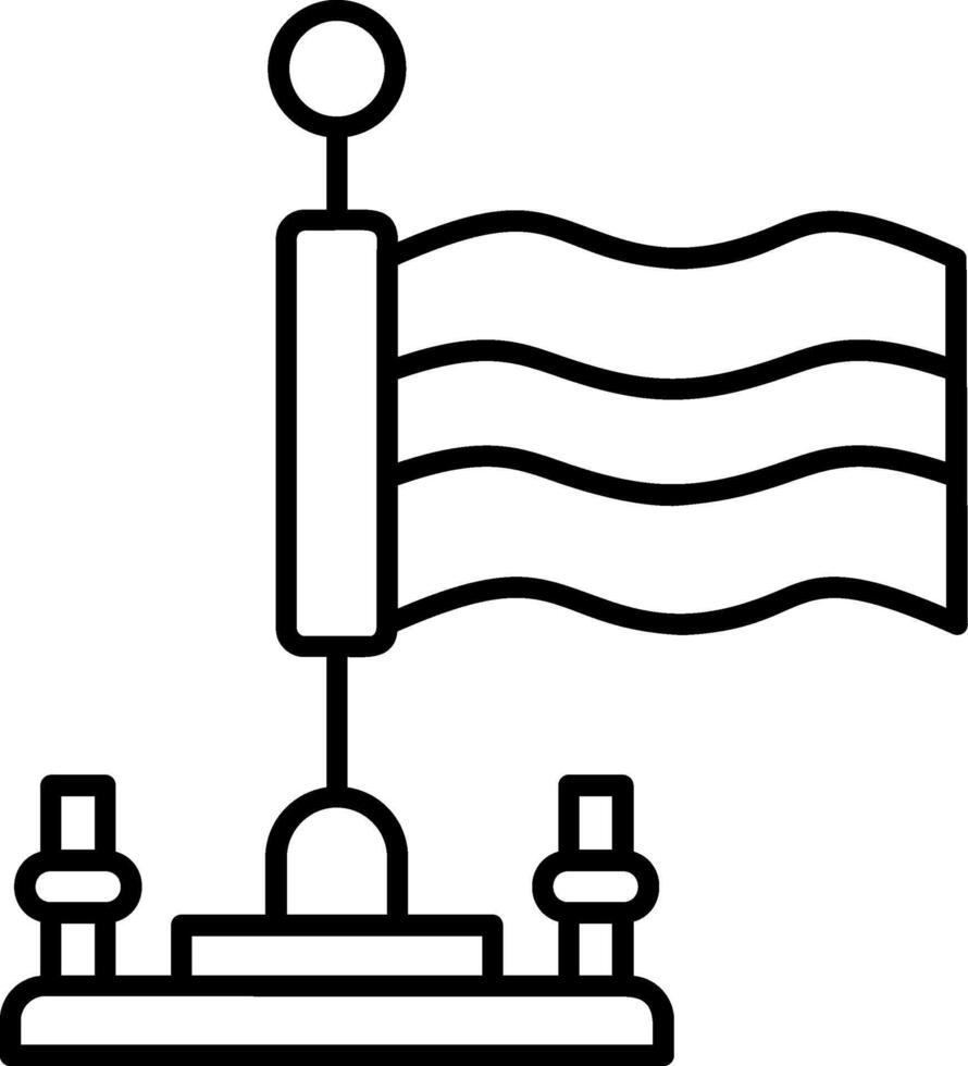 Bolivia Outline Style Icon vector