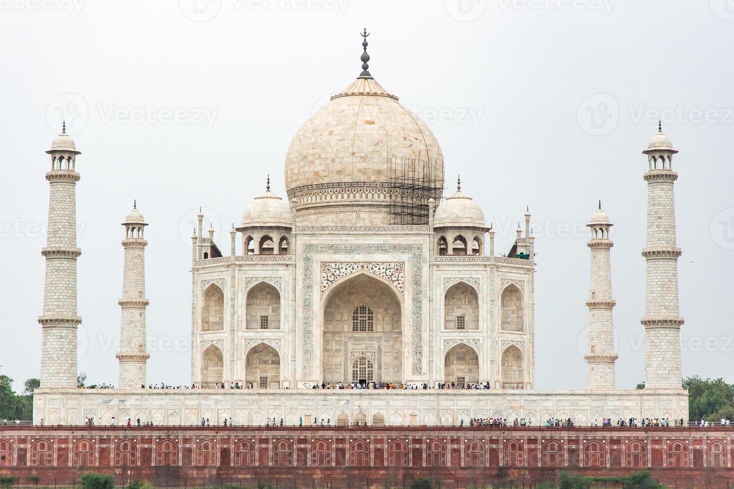 Taj Mahal standing majestically in Agra, India photo