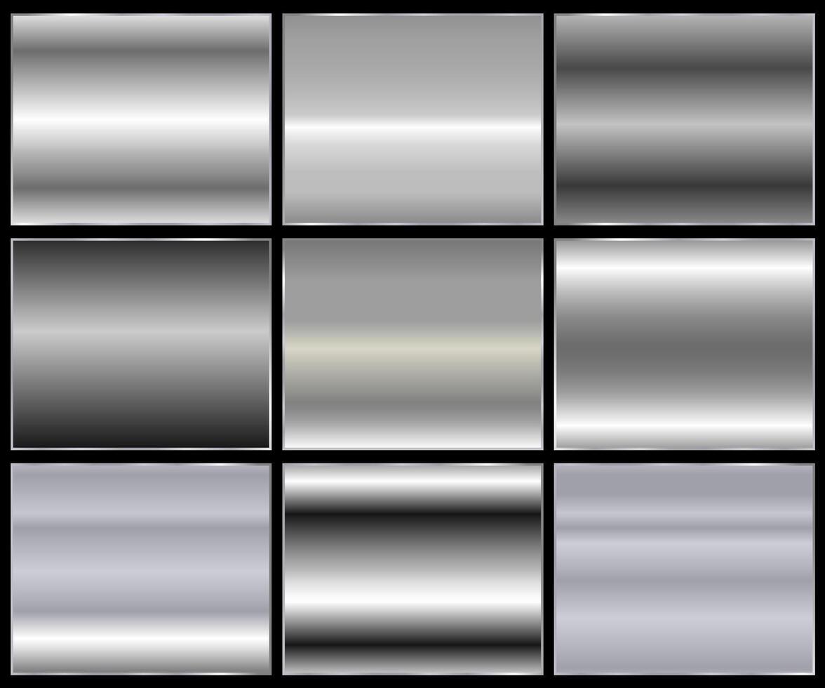 shiny with silver gradient and metallic texture effect. with shiny spots of polished metal vector