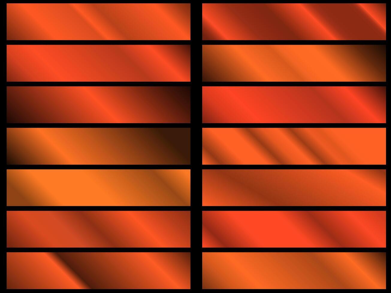 Metallic gradient with shiny golden hologram. Holographic foil texture, rose gold, brown and gold gradation. set for frame, ribbon, border, other design. vector
