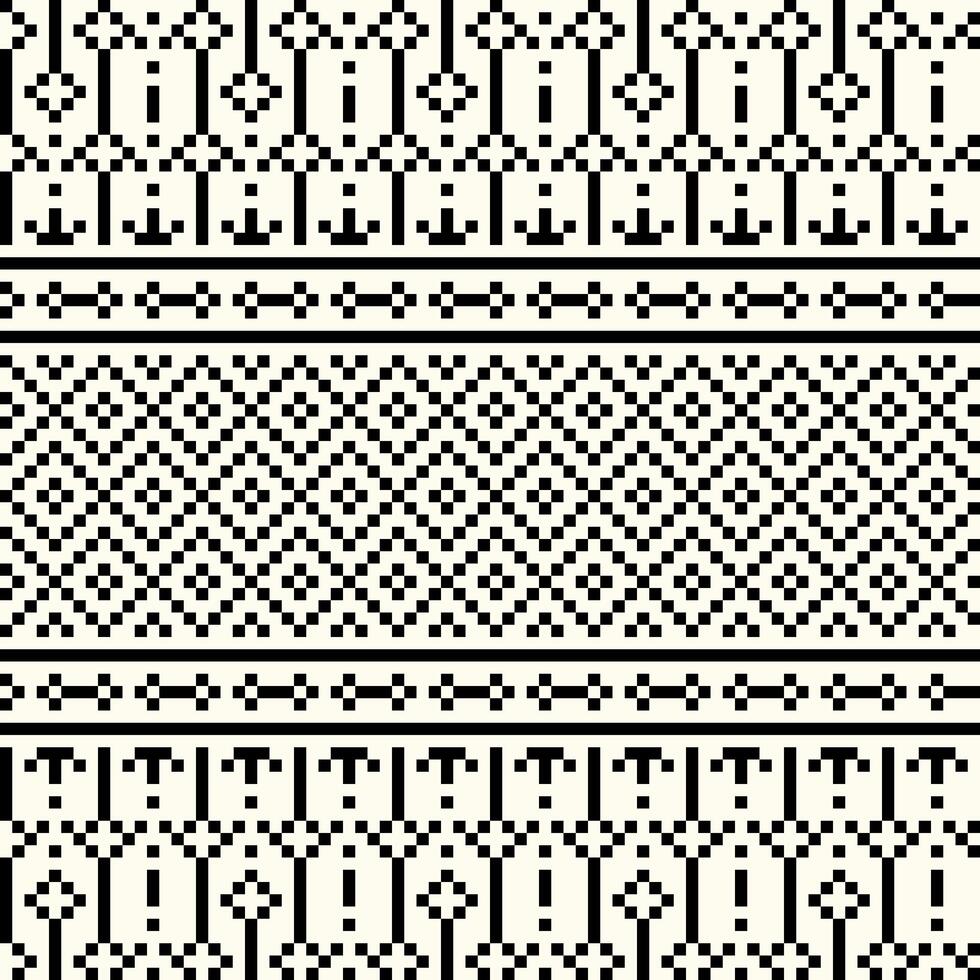 seamless pattern with geometric motifs vector