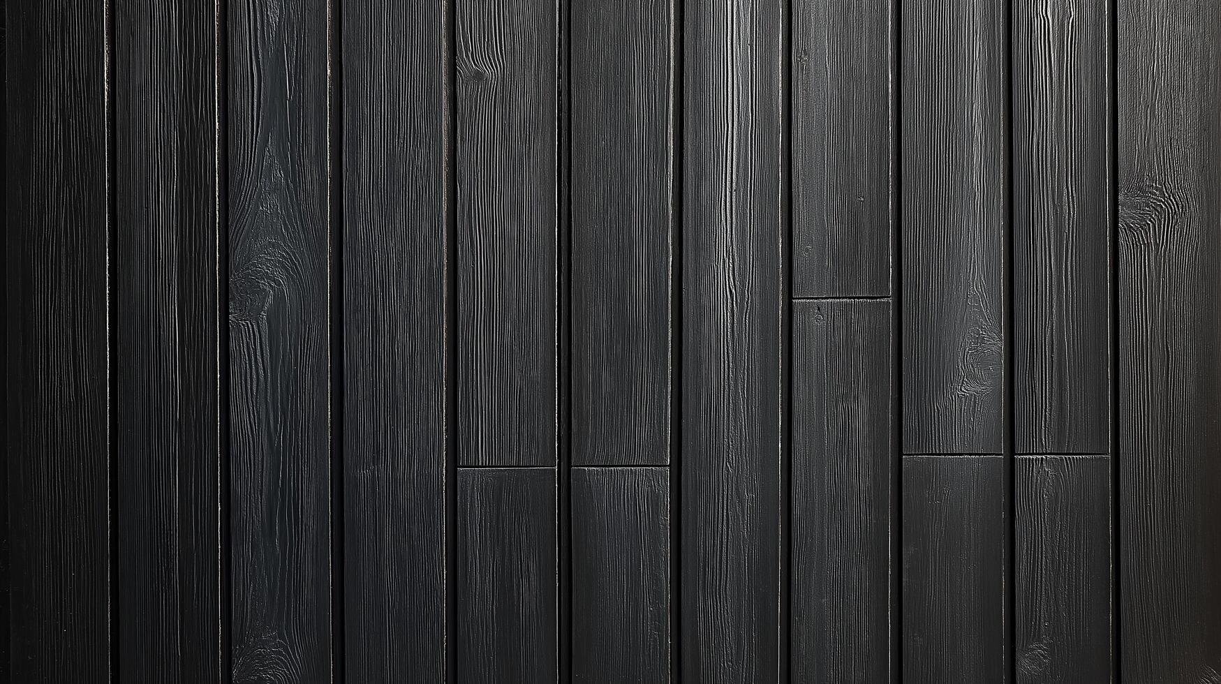 Black Wooden Plank Wall Background Dark Wood Texture Paneling for Modern and Rustic Design photo