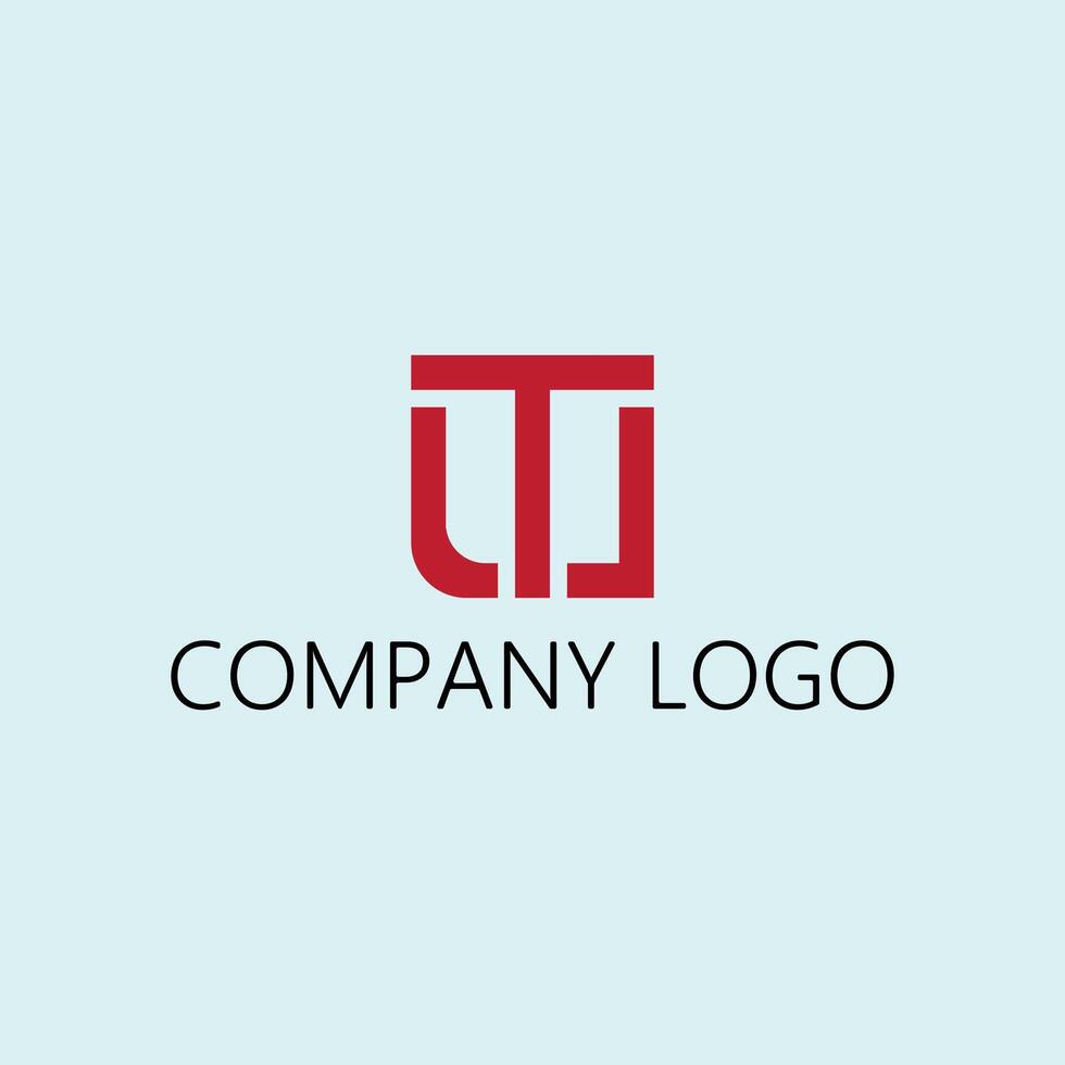 TJL company emblem design vector