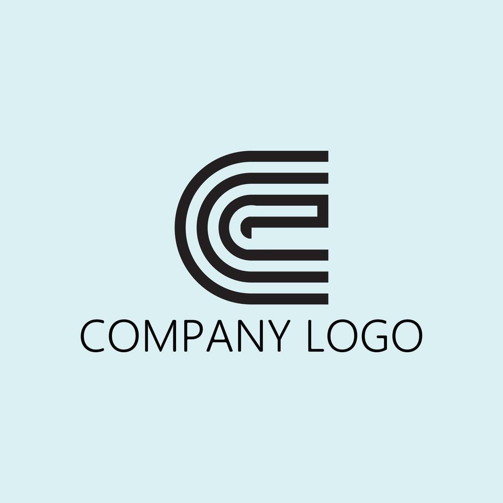 ELegant business logotype design vector