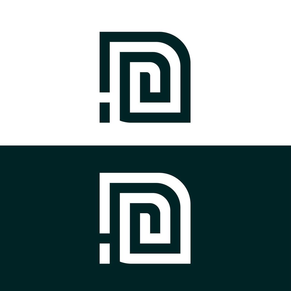 PD comapny emblem element vector