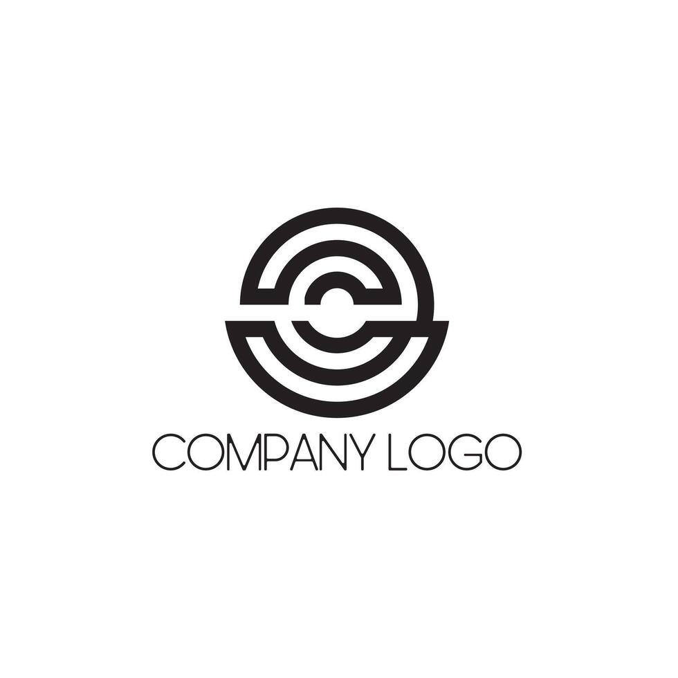 CG business company logo design vector