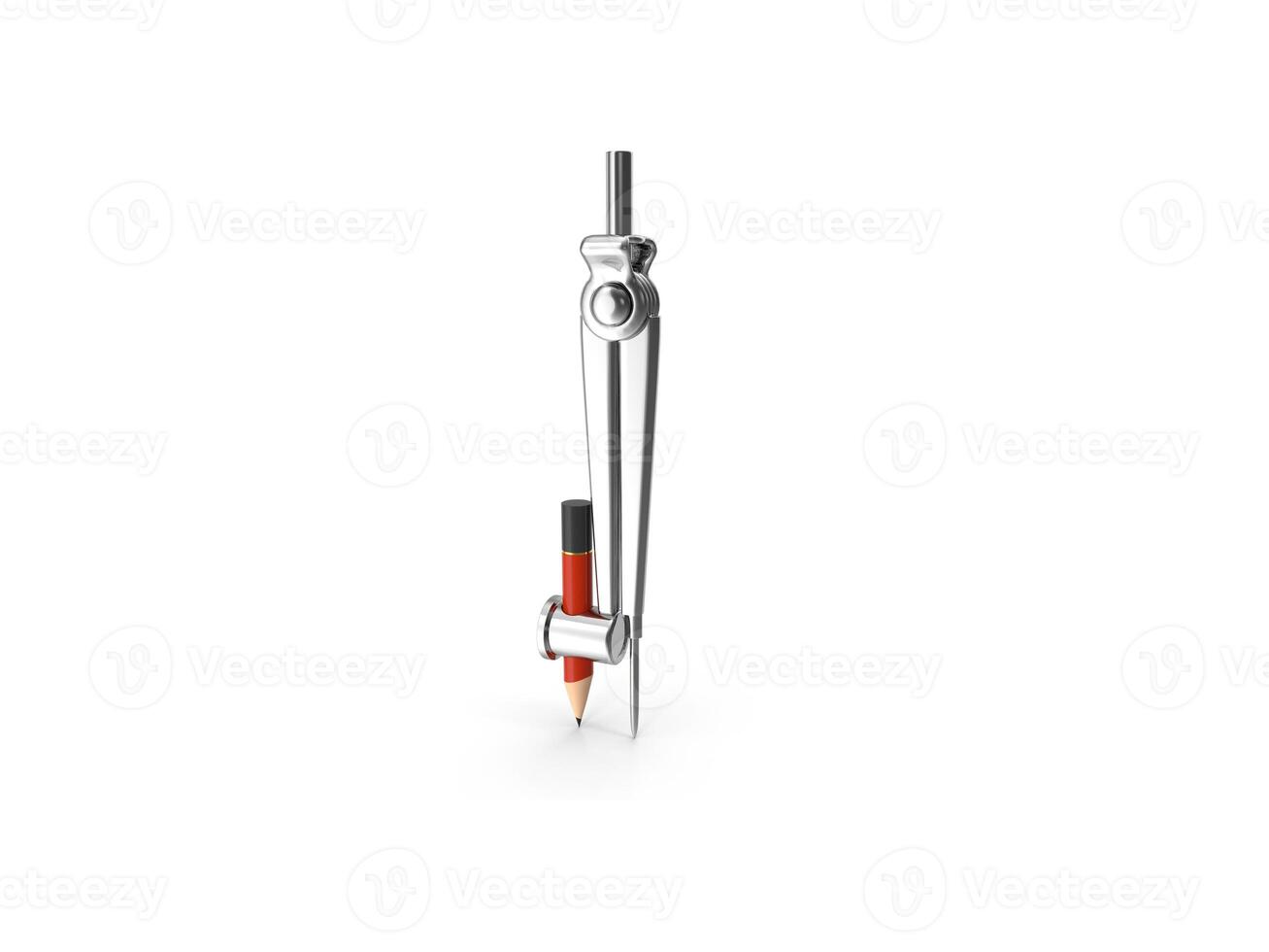 Precision Drawing Compass Engineering Design Tool 3d white background photo