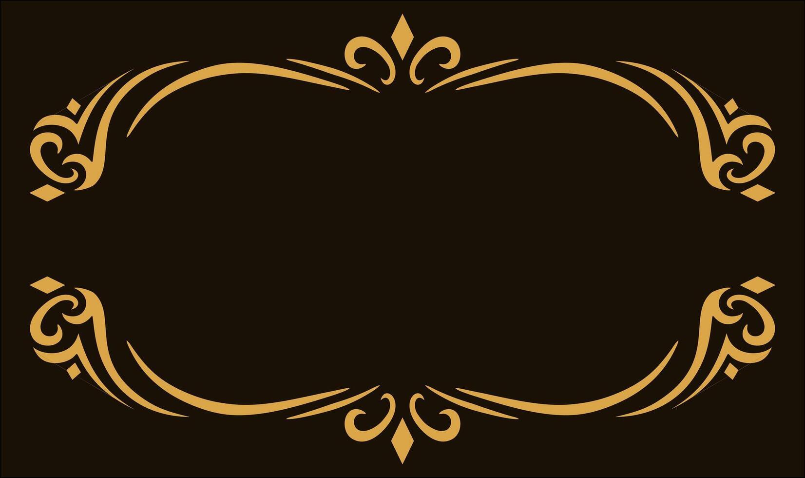 classic frame design perfect for vintage artwork, certificates, and luxury decor. Add a touch of timeless sophistication to your projects. vector