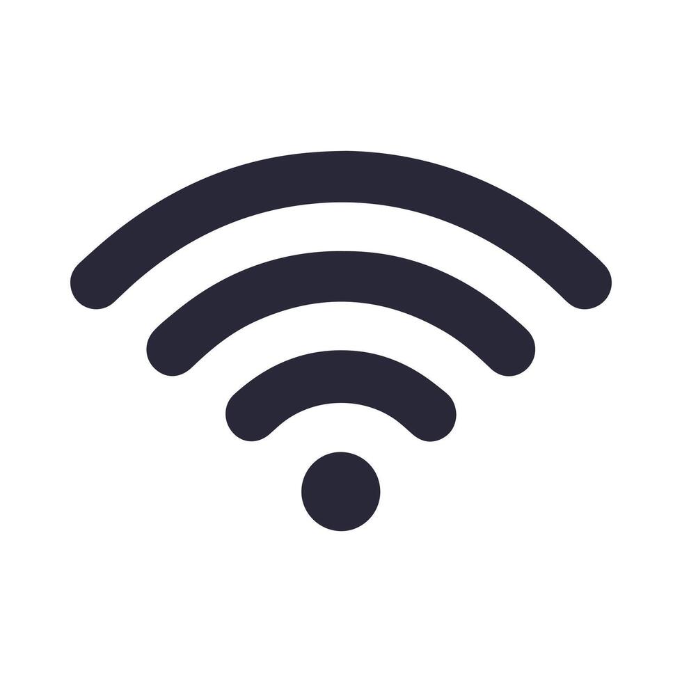 Wifi signal icon design. vector