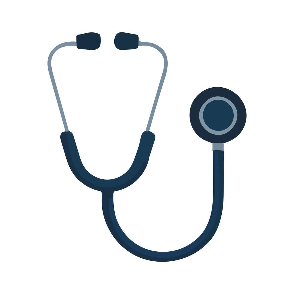 Stethoscope icon illustration. Medical stethoscope icon. vector
