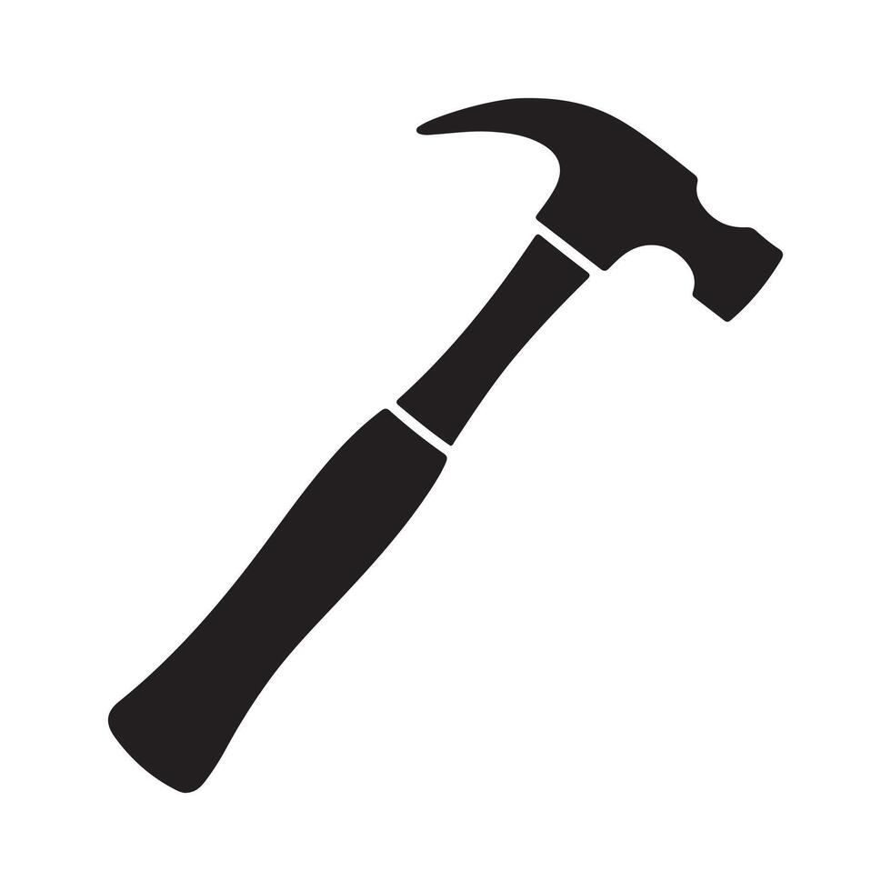Hammer Icon Design. Hammer Illustration. vector