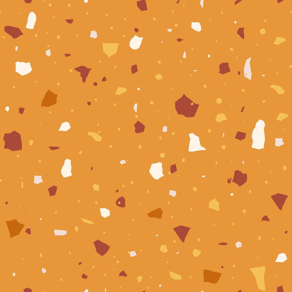 Venetian terrazzo flooring texture. Abstract seamless pattern in pastel colors. Modern illustration vector