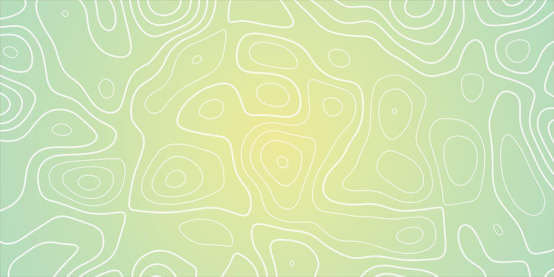 Soft pastel topographic background with white contour lines vector