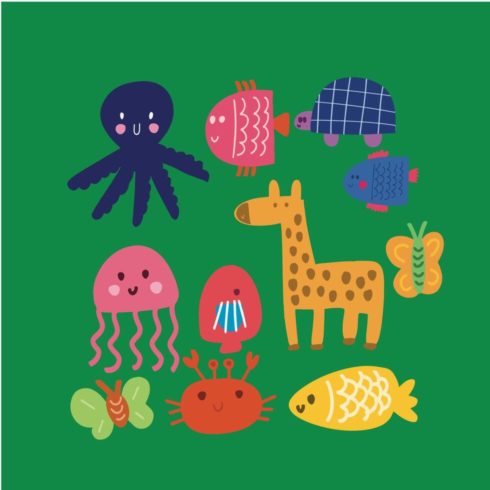 Animal Cute Illustration vector